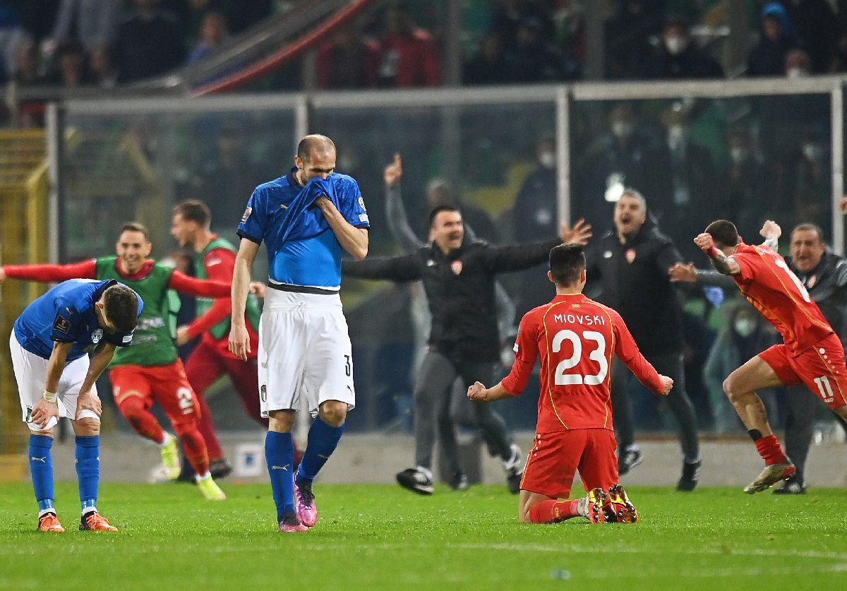 Fotbaliștii Italiei, prăbușiți după o eliminare șocantă: 15 imagini care vor rămâne în istorie