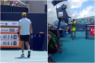 Scene reprobabile la Miami: a lovit un copil de mingi, dar nu a fost descalificat! Adversarul a răbufnit în fața arbitrului