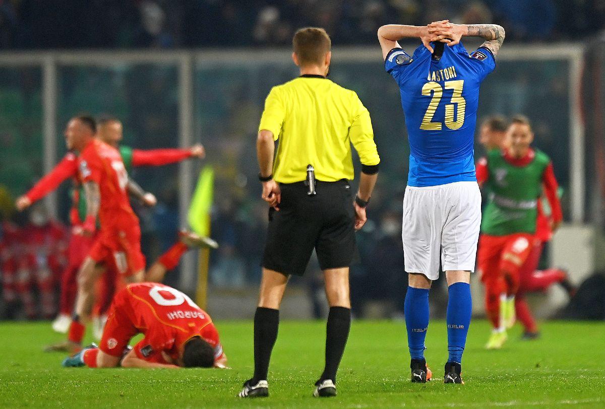Fotbaliștii Italiei, prăbușiți după o eliminare șocantă: 15 imagini care vor rămâne în istorie