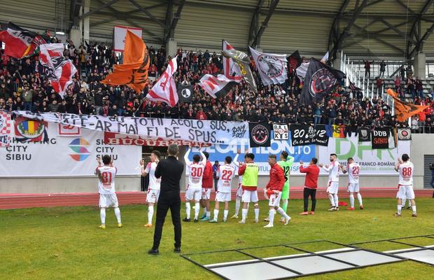 Fanii lui Dinamo exultă! Decizia luată înaintea meciului cu Unirea Dej