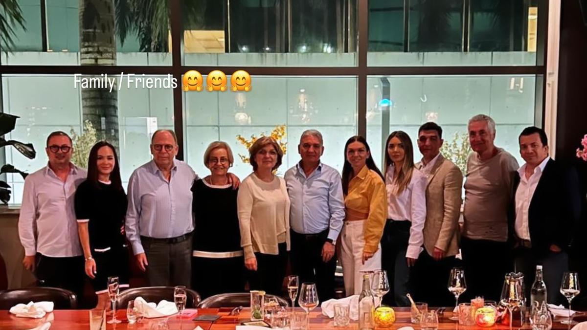 Simona Halep și-a sărbătorit tatăl și fratele