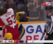 Filip Forsberg (Nashville Predators) și Moritz Seider (Detroit Red Wings) FOTO: captură video