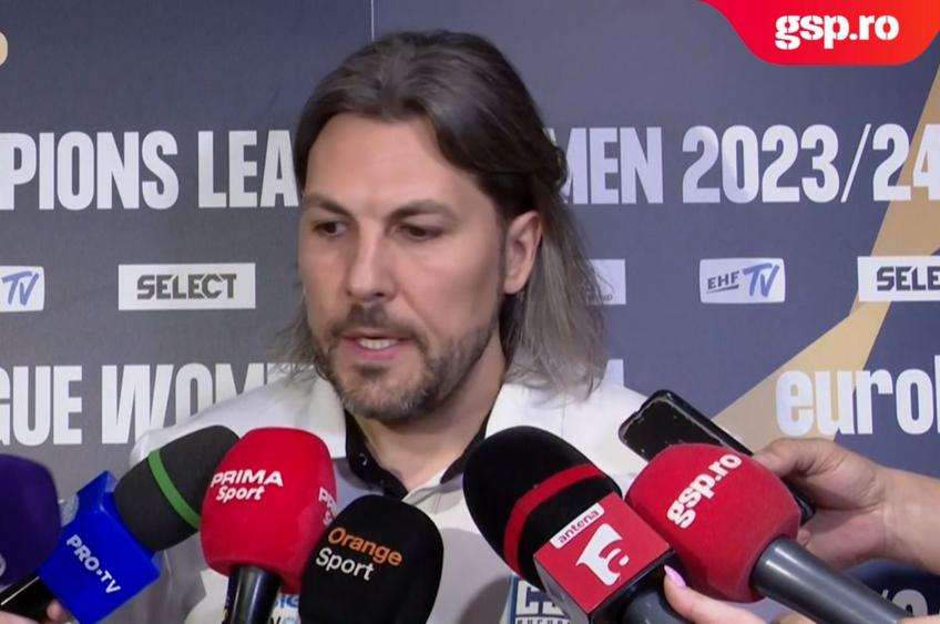 Adi Vasile, antrenorul lui CSM București, după calificarea în „sferturile” Ligii Campionilor