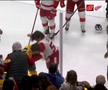 Filip Forsberg (Nashville Predators) și Moritz Seider (Detroit Red Wings) FOTO: captură video