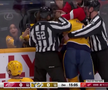 Filip Forsberg (Nashville Predators) și Moritz Seider (Detroit Red Wings) FOTO: captură video