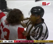 Filip Forsberg (Nashville Predators) și Moritz Seider (Detroit Red Wings) FOTO: captură video