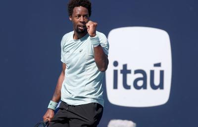 Gael Monfils, cel mai vârstnic jucător ajuns în „optimi” în istoria turneului de la Miami