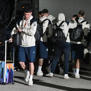 Jucătorii naționalei României au ajuns la stadionul din Serravalle / foto: Cristi Preda (GSP)