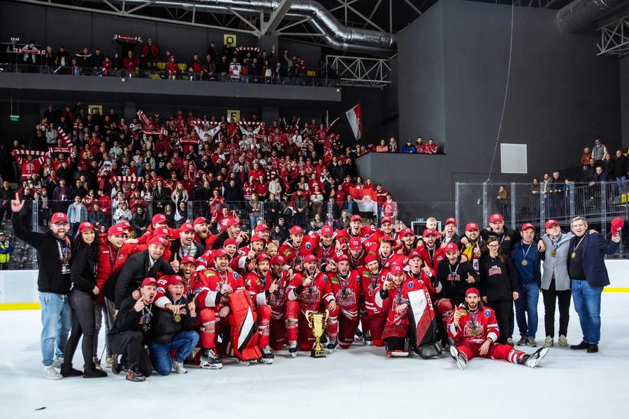 ACSH Gheorgheni, campioana României/Foto: FRHG ACSH Gheorgheni, primul titlu din istorie la hochei! » Steaua București a luat medaliile de bronz, după un meci cu scântei