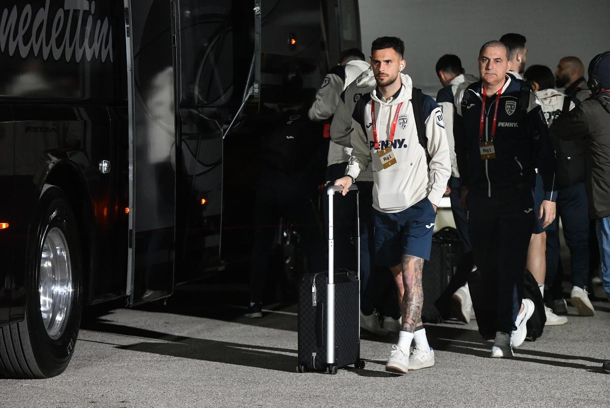 Jucătorii naționalei României au ajuns la stadionul din Serravalle / foto: Cristi Preda (GSP)