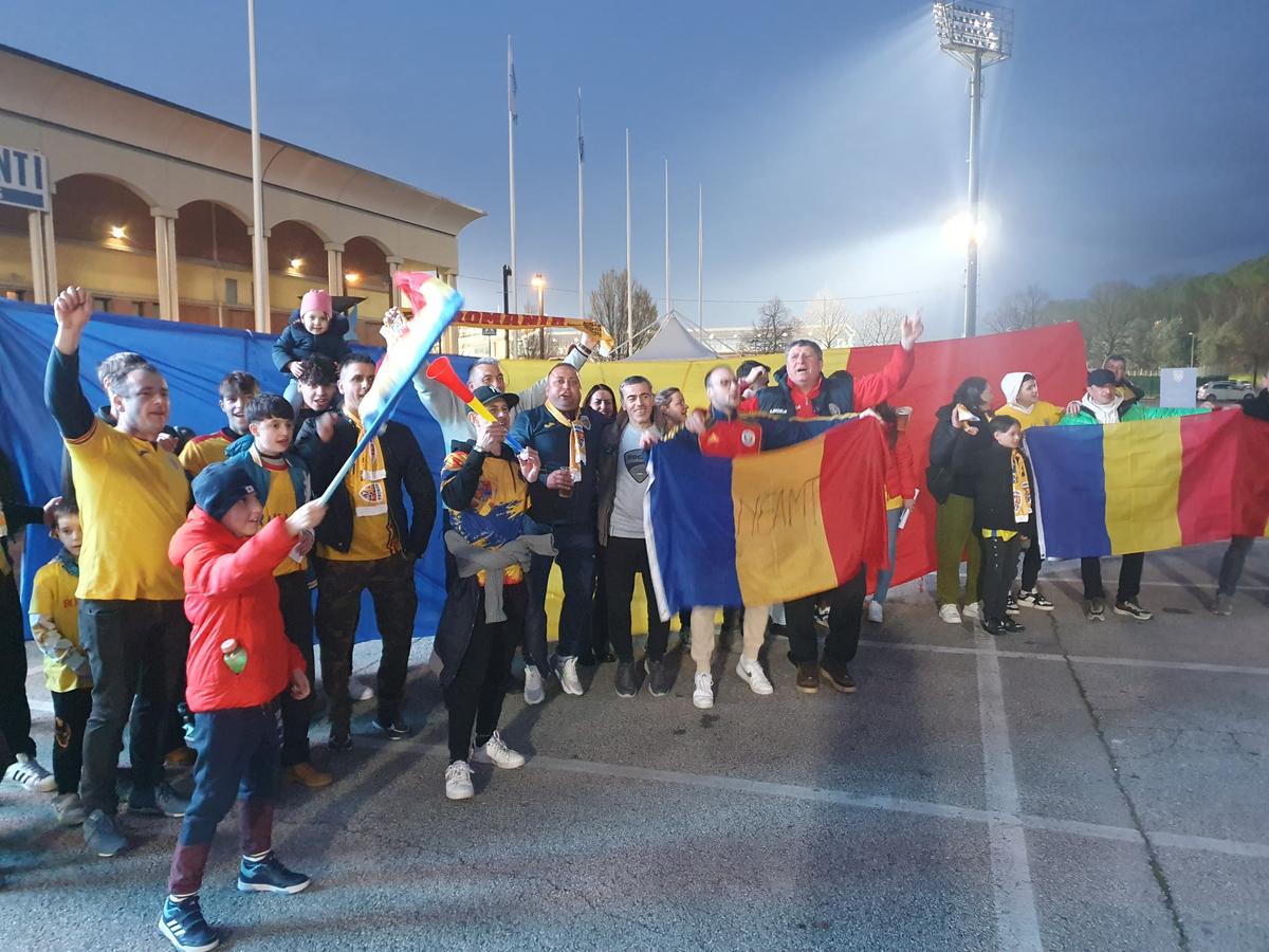 Pregătirile de la San Marino înaintea meciului cu România / foto: Justin Gafiuc