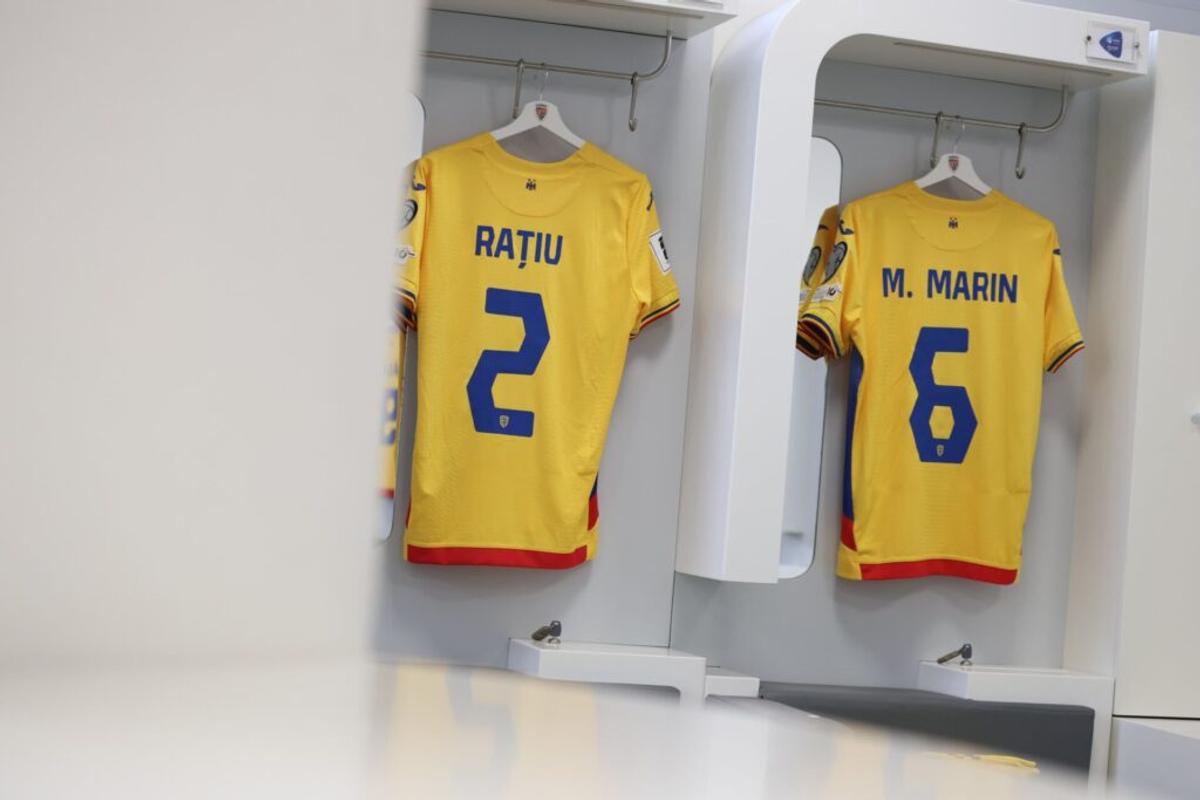 Imagini din vestiarul României la meciul cu San Marino / foto: Facebook FRF
