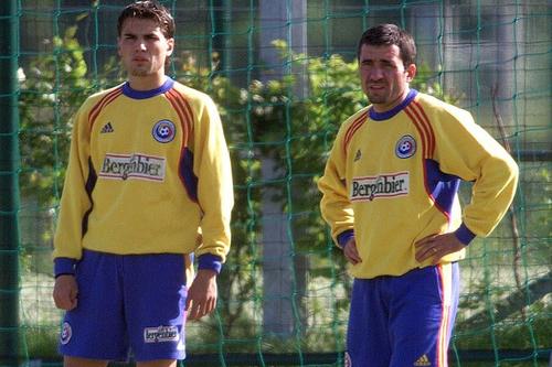 Adrian Mutu și Gică Hagi