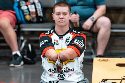 Dayton Webber, jucător de cornhole cu multiple amputații, acuzat de crimă/Foto: X