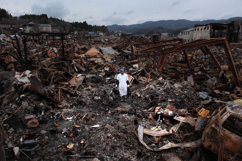 Urmările dezastrului produs de tsunamiul japonez, foto: Guliver/gettyimages