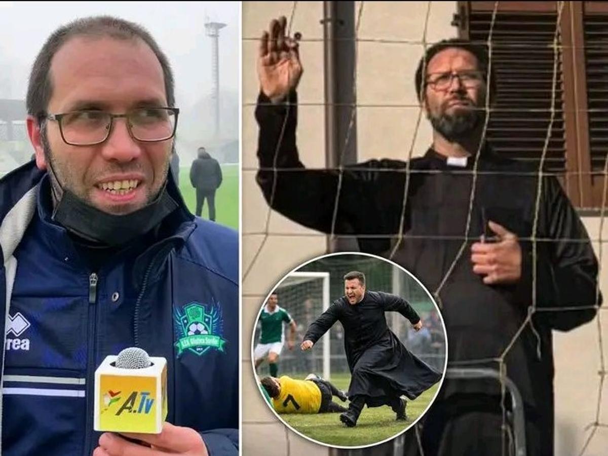 Antrenorul s-a deghizat în preot pentru a evita suspendarea