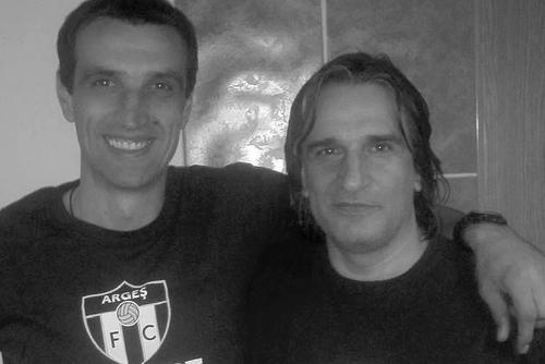 Cornel Cristescu, în dreapta, alături de Bogdan Argeș Vintilă