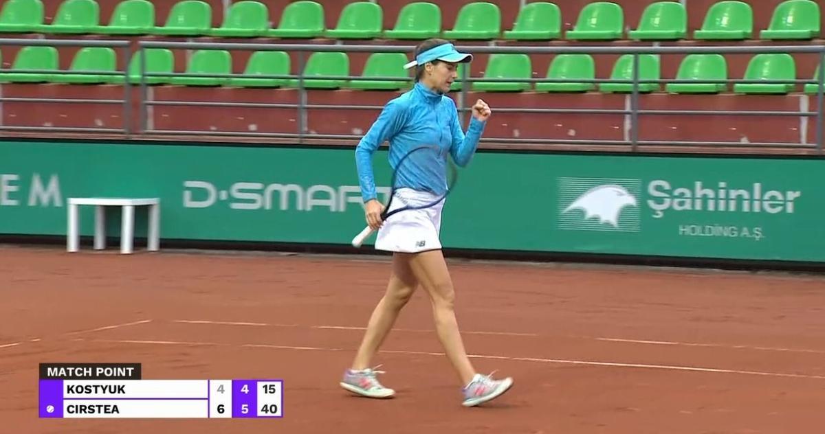 Sorana Cîrstea - Marta Kostyuk 2-0 » Românca s-a calificat în finala turneului de la Istanbul: „A fost un meci complicat”