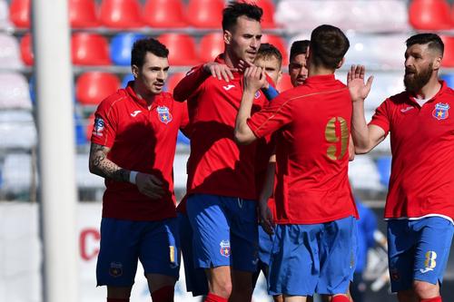 CSA Steaua București a câștigat partida cu CS Tunari FOTO Facebook AS47