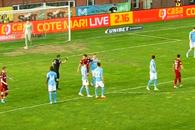 Șir de faze controversate în Voluntari - CFR Cluj: penalty repetat și ratat!