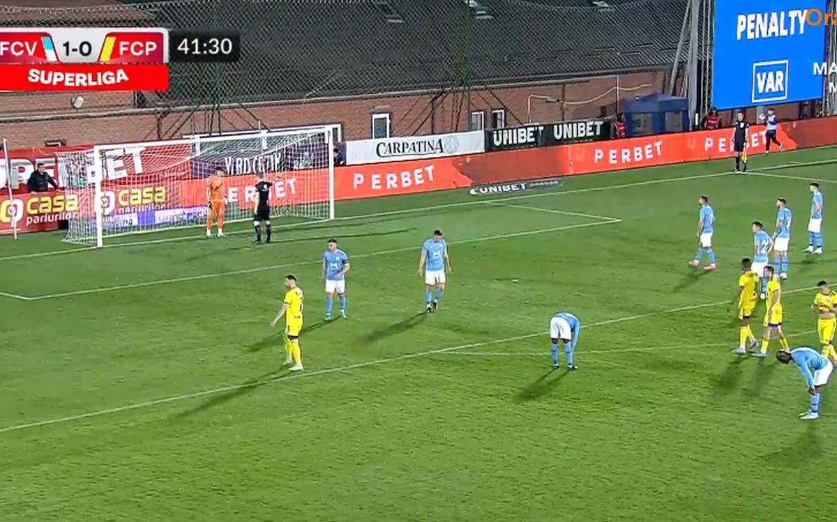 Penalty contestat puternic în FC Voluntari - Petrolul