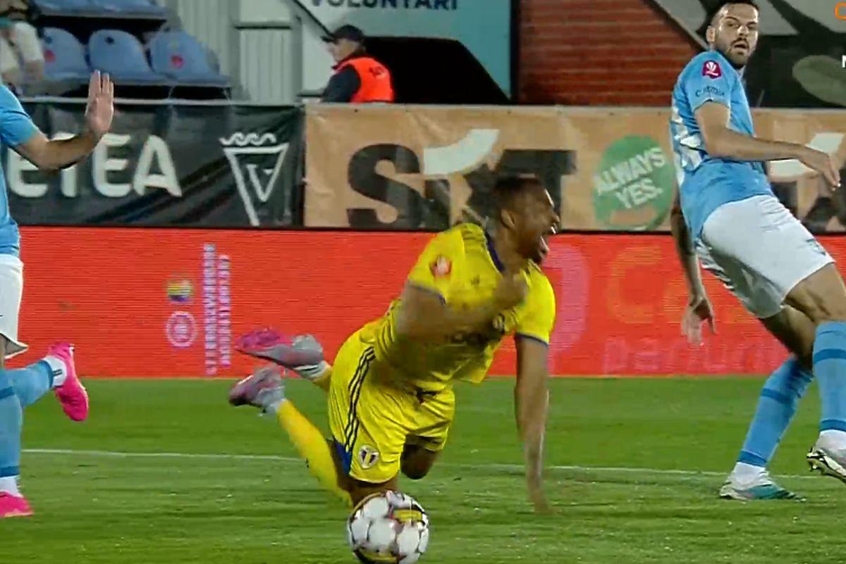 Penalty contestat puternic în FC Voluntari - Petrolul: ploieștenii au egalat după o simulare! Irobiso ar fi trebuit eliminat