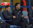 Gafă colosală în U Cluj - Mioveni » Dică a început să râdă pe bancă