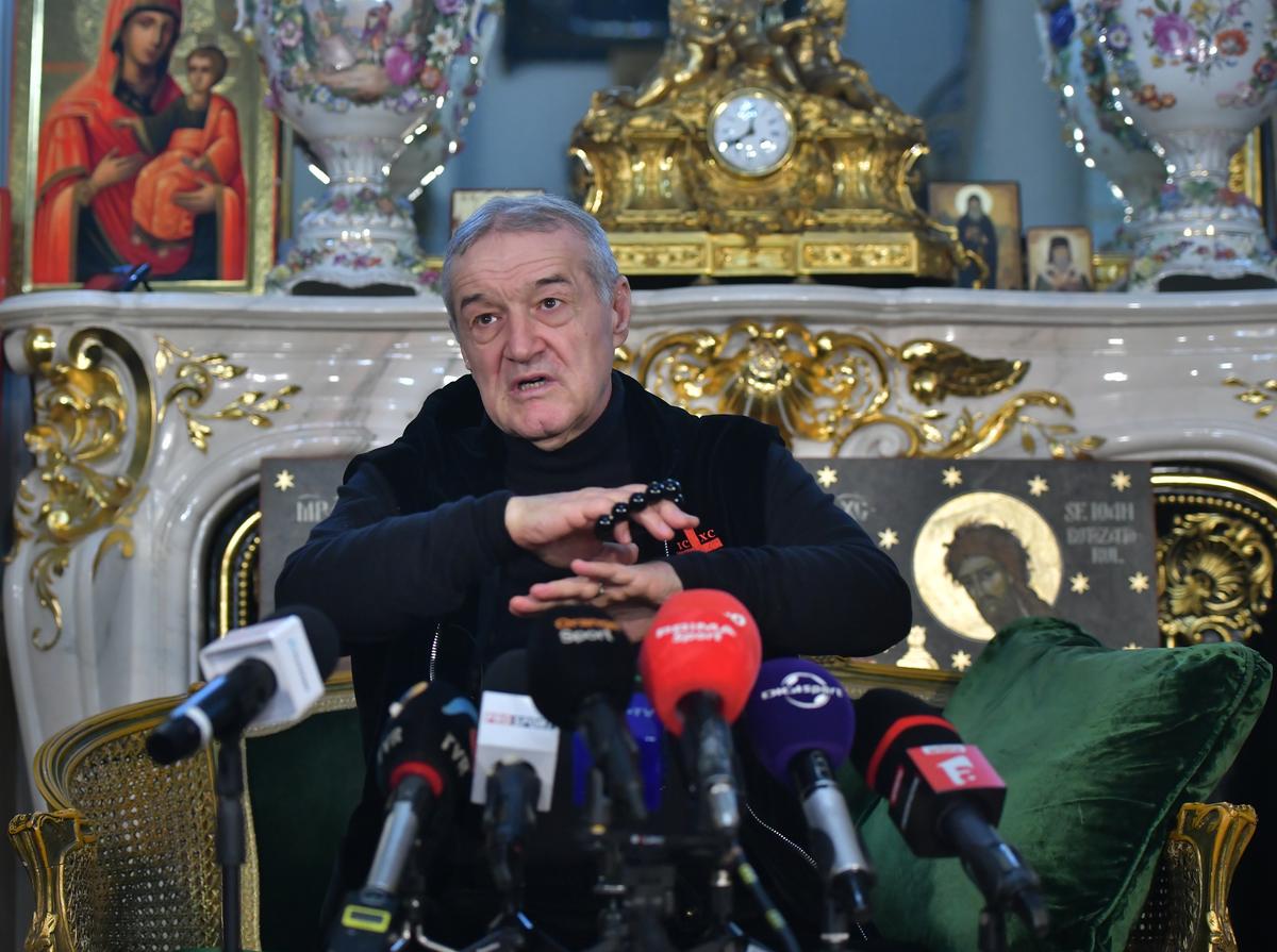 Gigi Becali, conferință de presă incredibilă! A anunțat că renunță la FCSB și iese din fotbal: „M-au biruit! E ultima mea apariție”