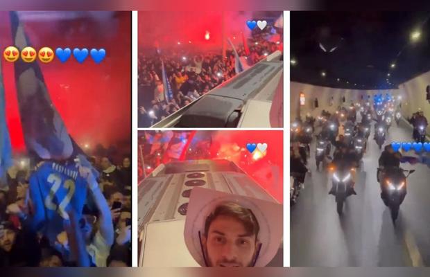 A început sărbătoarea! Imagini fabuloase din Napoli: zeci de mii de fani au ieșit pe străzi după victoria cu Juve. Când pot fi campioni matematic