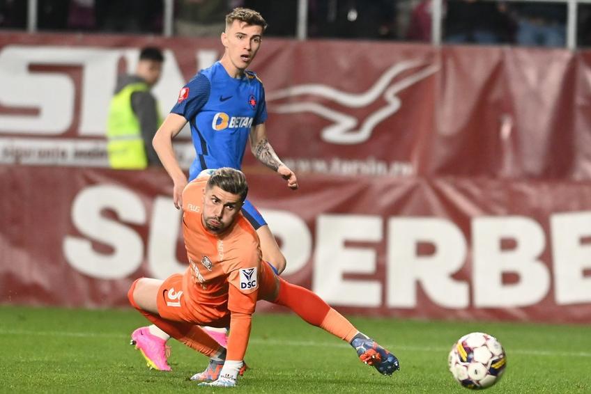 După 0-1 cu Rapid, FCSB și-a micșorat semnificativ șansele la titlu și ocupă doar locul 3 la jumătatea play-off-ului
