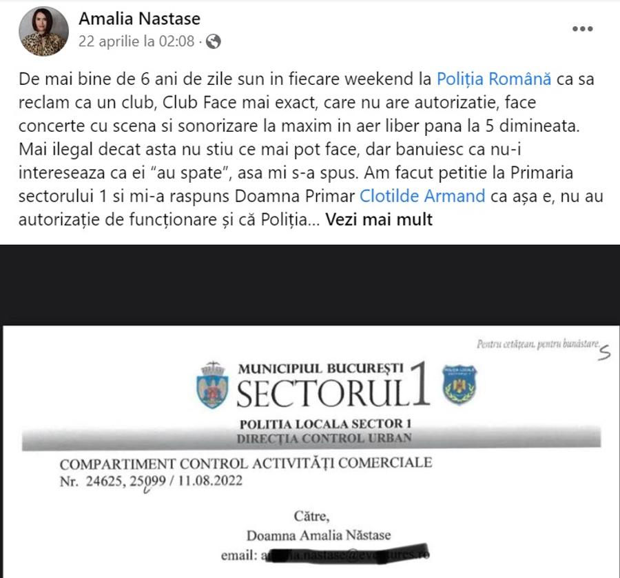 Postarea Amaliei Năstase pe rețelele de socializare Fosta soție a lui Ilie Năstase, scandal cu Poliția: „Vouă nu vă e, mă, rușine?”