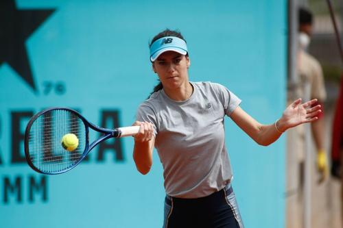Sorana Cîrstea antrenându-se la Madrid în 2021 FOTO Imago Images