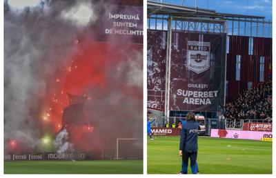 Ironii și mesaje cu tentă rasistă la meciul dintre Rapid și FCSB: „În fața noastră avem dovada vie / Cerșitul și slujitul sunt o meserie” vs „Giuleștiu' arde mahalaua / De ce vă agitați, dacă noi nu suntem Steaua?”