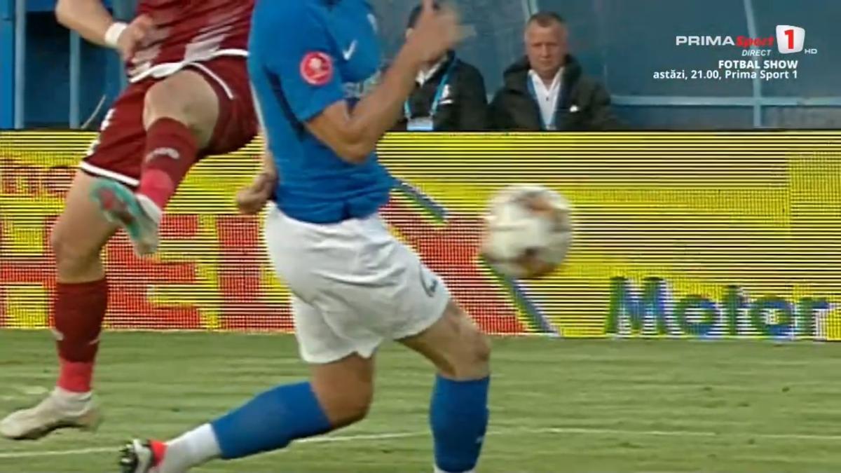 Penalty discutabil în Farul - Rapid