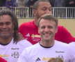 Emmanuel Macron a jucat un meci de fotbal în scop caritabil! Ce supervedete au evoluat
