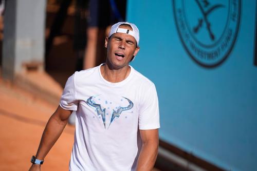 Rafael Nadal, imagine de la antrenament la Madrid Foto: Imago