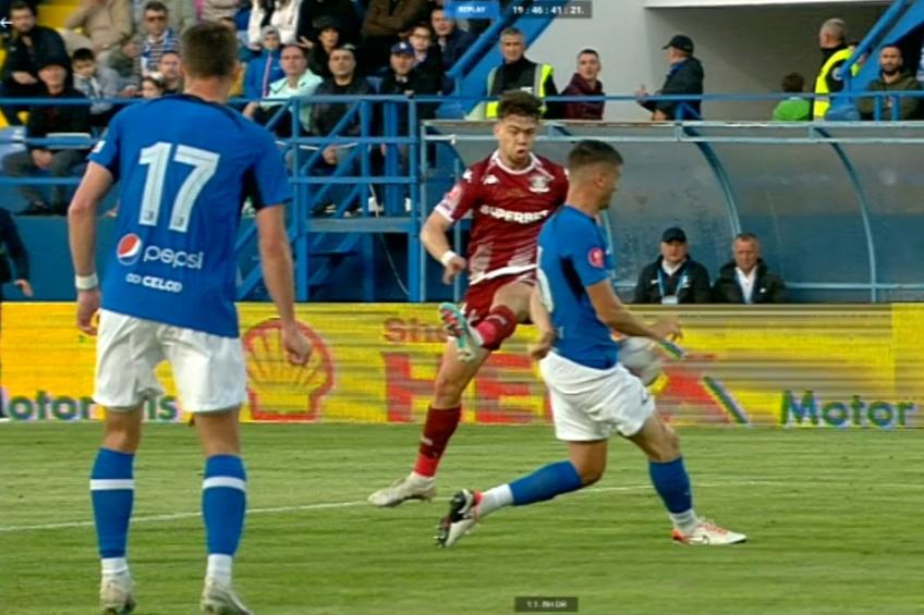 Farul - Rapid, foto: captură Prima Sport