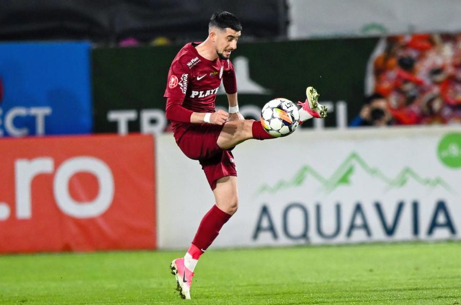 Meriton Korenica, mijlocașul lui CFR Cluj/ foto Imago Images Varga e optimist înainte de derby-ul FCSB - CFR Cluj: „Sper să-l văd pe lista marcatorilor”