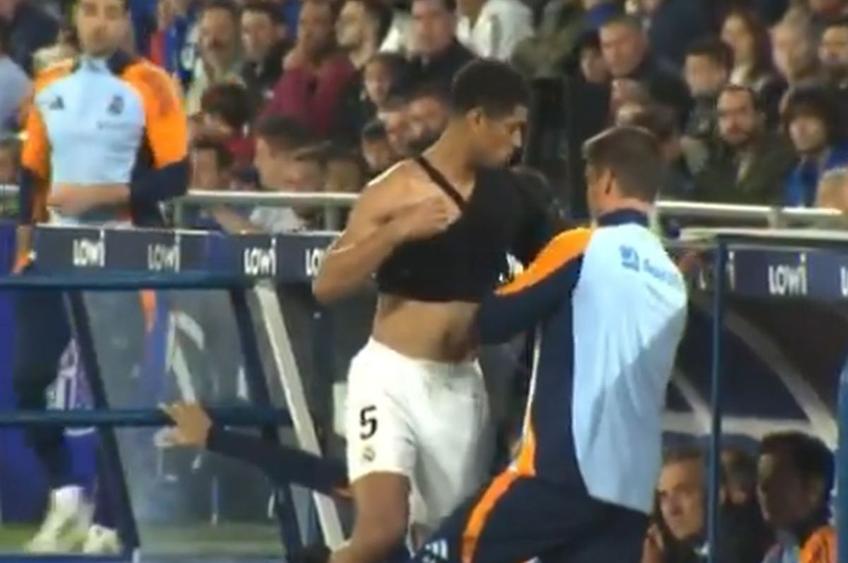 Jude Bellingham, înfășurat cu bandaje în Getafe - Real Madrid