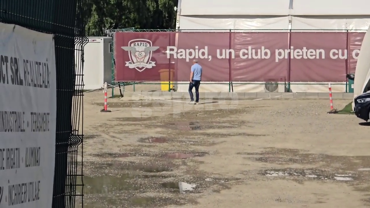 Marius Șumudică la antrenamentul după eliminarea din Cupa României