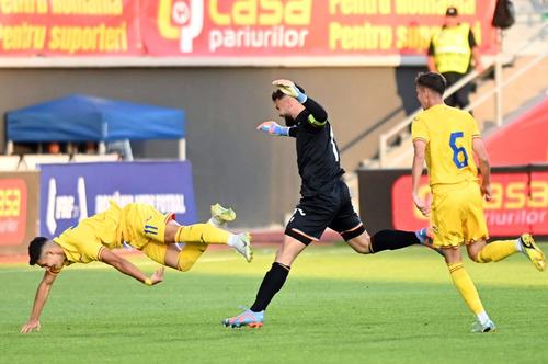 Robert Popa a prins un singur meci la U21, în 2022, integralist la 1-4 cu Spania