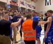 Bătaie în toată regula pe parchet! Baschetbalistul i-a aruncat pumni spectatorului