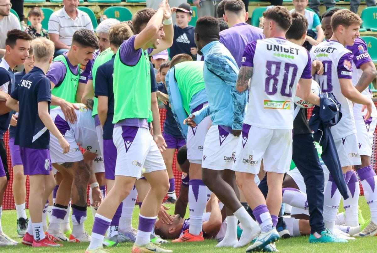 Sărbătoare la Mioveni: FC Argeș i-a dat 4 goluri Stelei! » CALCULE: cum promovează matematic piteștenii în Superliga