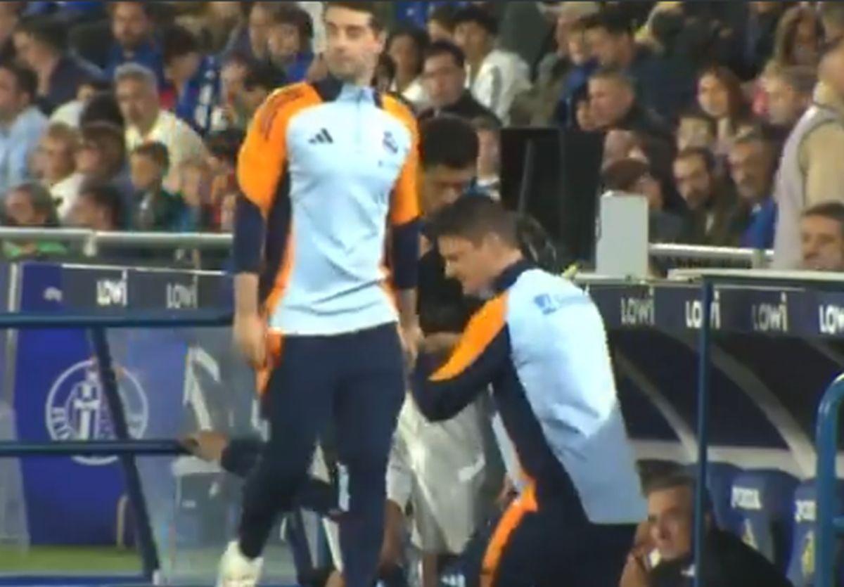 Jude Bellingham, înfășurat cu bandaje în Getafe - Real Madrid