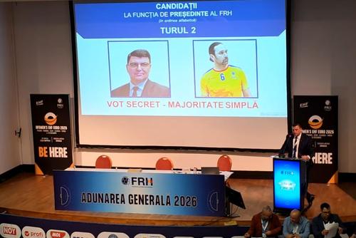 Astăzi au loc alegerile pentru președinția Federației Române de handbal. După primul tur, un lucru este cert: va exista un nou șef.