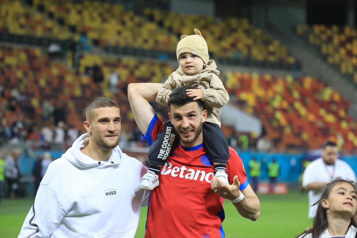Imagini de la finalul meciului FCSB - Petrolul