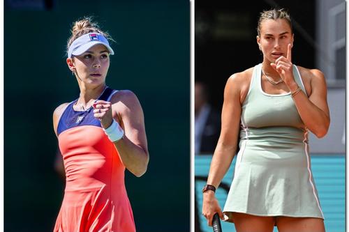 Jaqueline Cristian și Aryna Sabalenka Foto: Imago Images