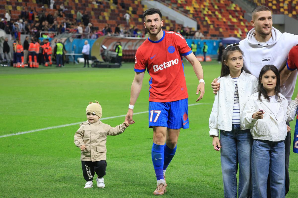 Imagini de la finalul meciului FCSB - Petrolul