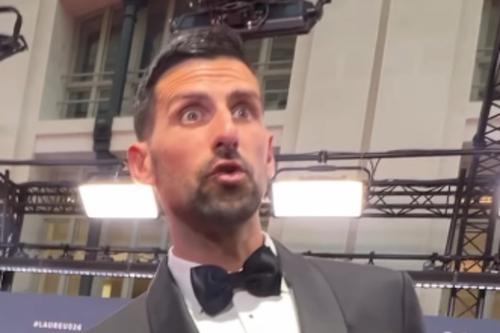 Novak Djokovic, întâlnire specială cu jurnalistul Julian Polo / foto: Instagram @julipolo