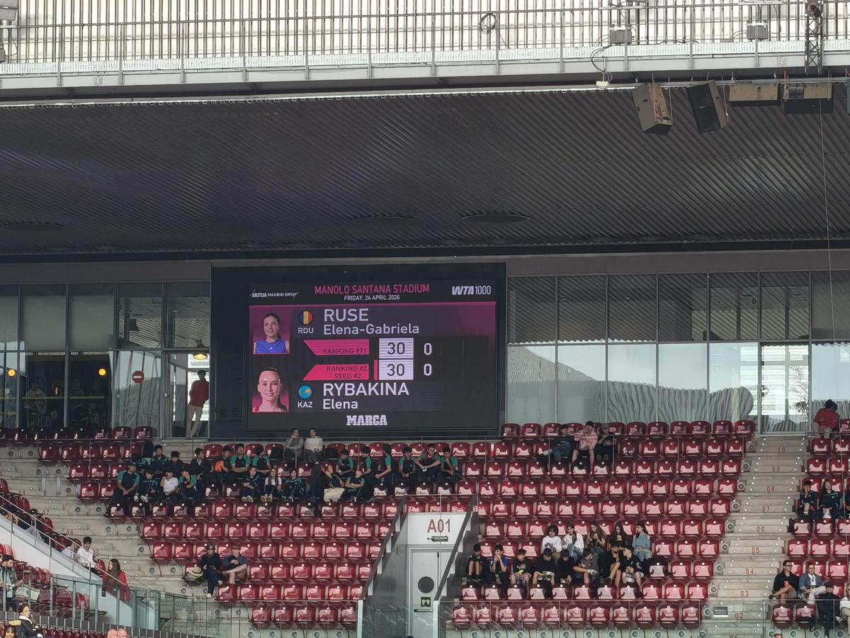 Gabriela Ruse - Elena Rybakina, în turul 2 la Madrid